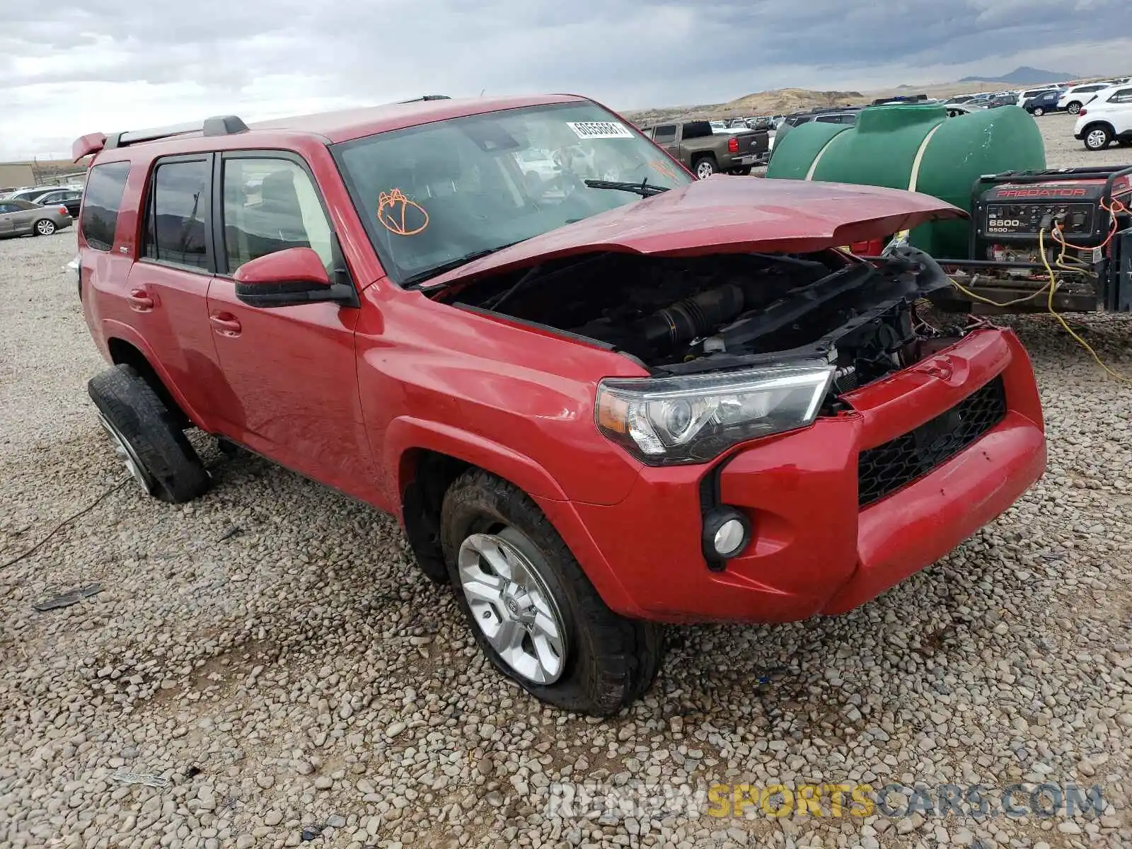 1 Photograph of a damaged car JTEBU5JR3L5794664 TOYOTA 4RUNNER 2020