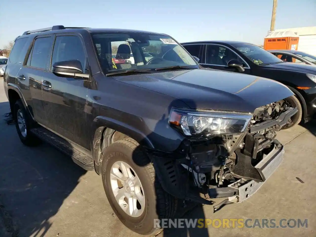 1 Photograph of a damaged car JTEBU5JR3L5802665 TOYOTA 4RUNNER 2020