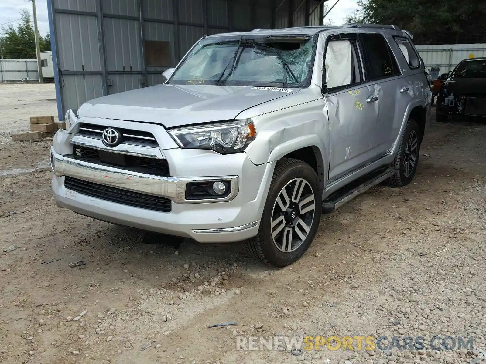 2 Photograph of a damaged car JTEBU5JR3L5819143 TOYOTA 4RUNNER 2020