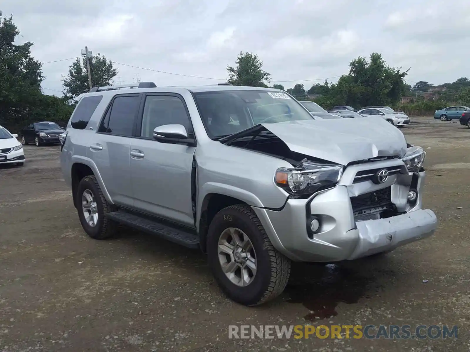 1 Photograph of a damaged car JTEBU5JR3L5819286 TOYOTA 4RUNNER 2020