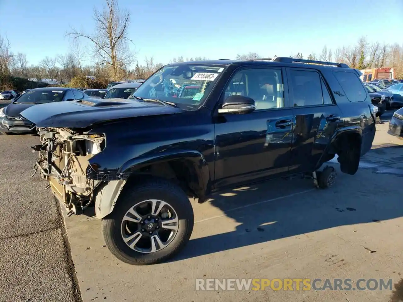 1 Photograph of a damaged car JTEBU5JR3L5819806 TOYOTA 4RUNNER 2020