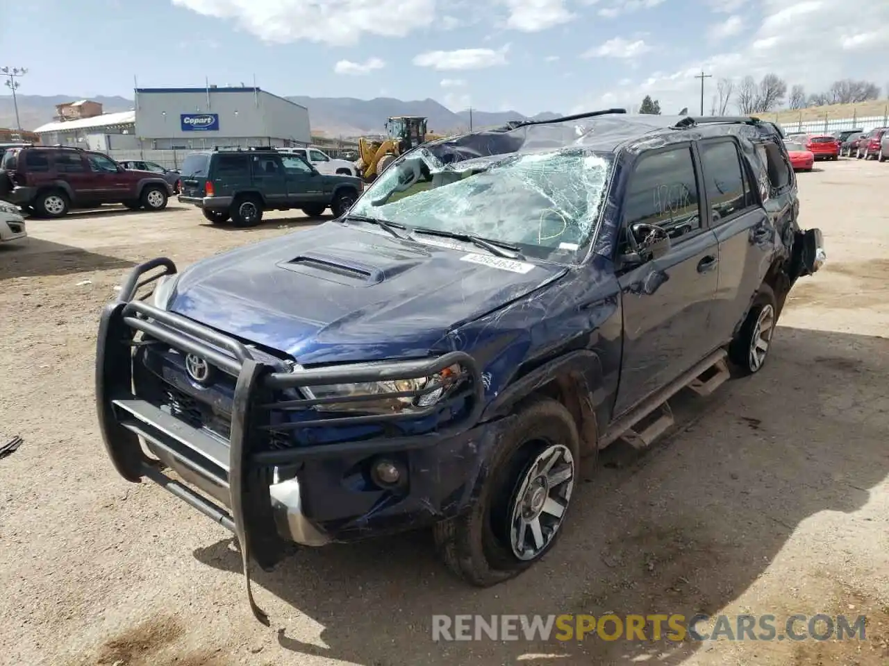 2 Photograph of a damaged car JTEBU5JR3L5824956 TOYOTA 4RUNNER 2020