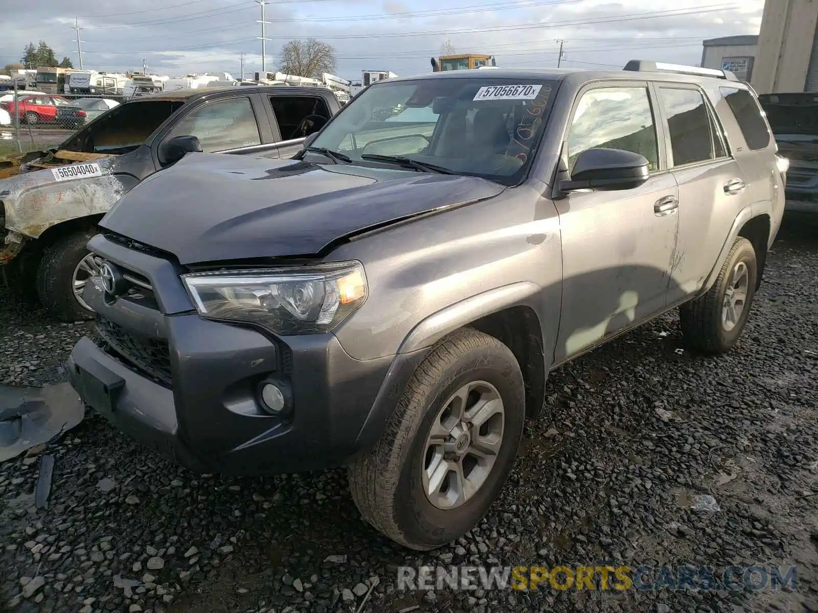 2 Фотография поврежденного автомобиля JTEBU5JR4L5742234 TOYOTA 4RUNNER 2020