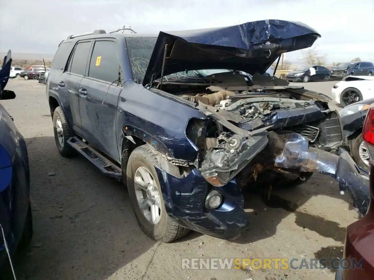 1 Photograph of a damaged car JTEBU5JR4L5744453 TOYOTA 4RUNNER 2020