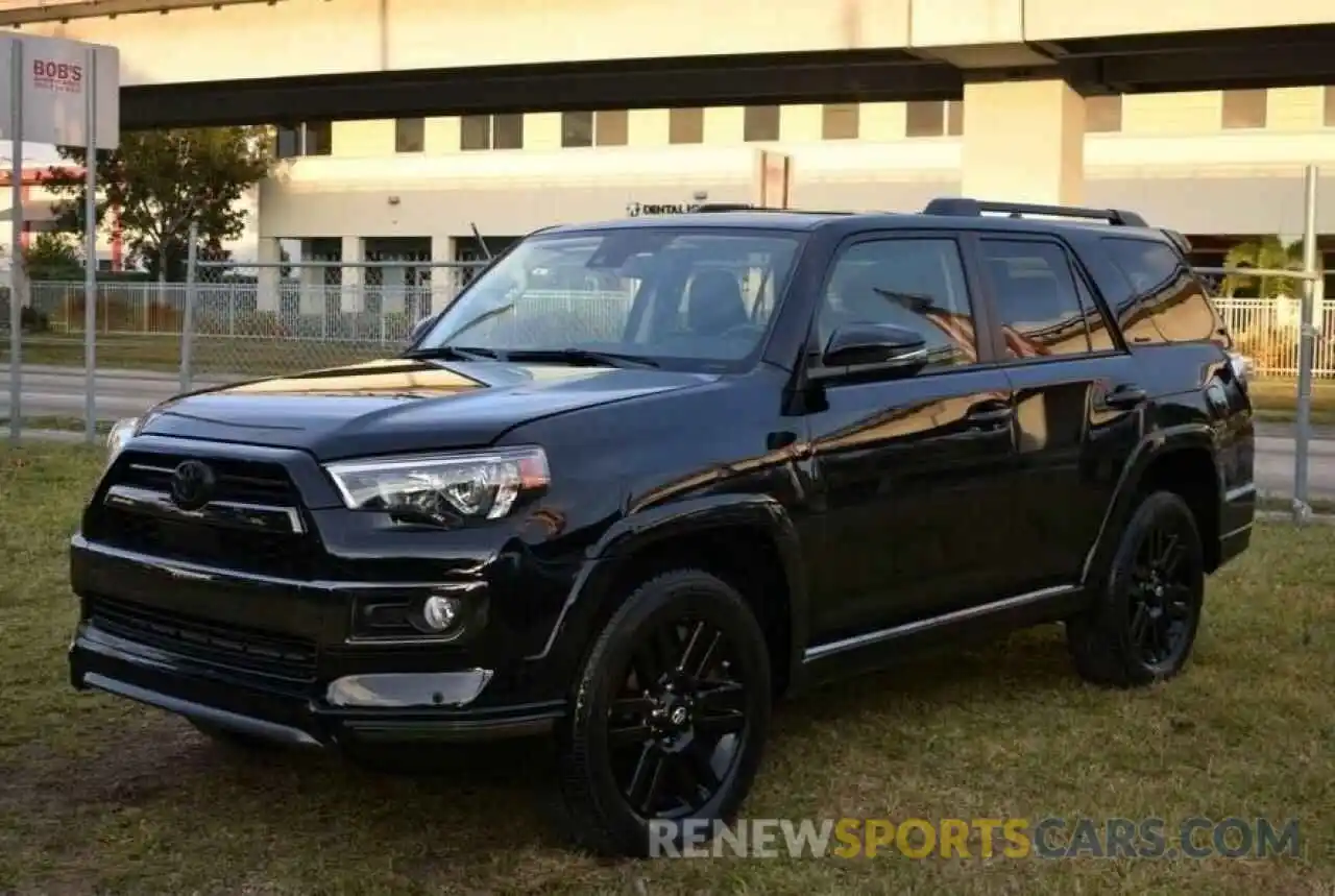 2 Photograph of a damaged car JTEBU5JR4L5753346 TOYOTA 4RUNNER 2020