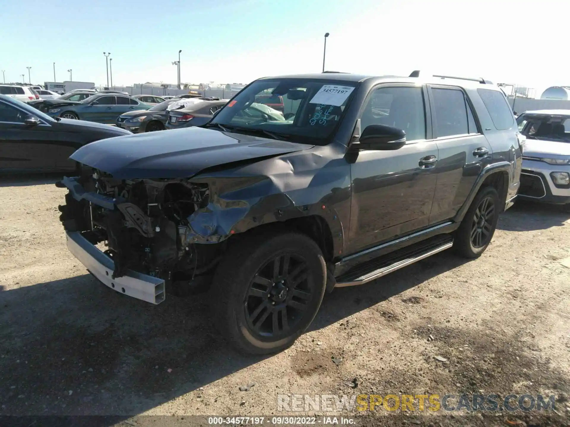 2 Photograph of a damaged car JTEBU5JR4L5761298 TOYOTA 4RUNNER 2020