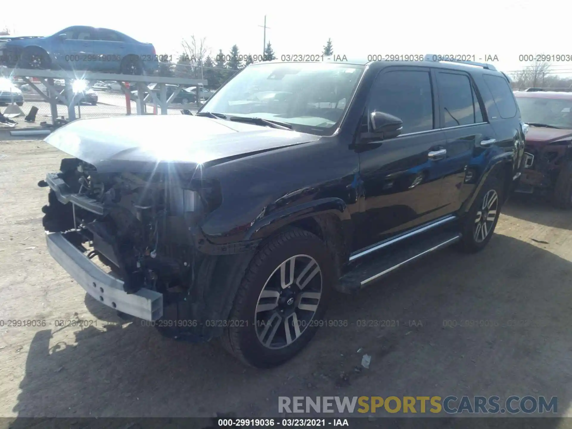 2 Фотография поврежденного автомобиля JTEBU5JR4L5765688 TOYOTA 4RUNNER 2020