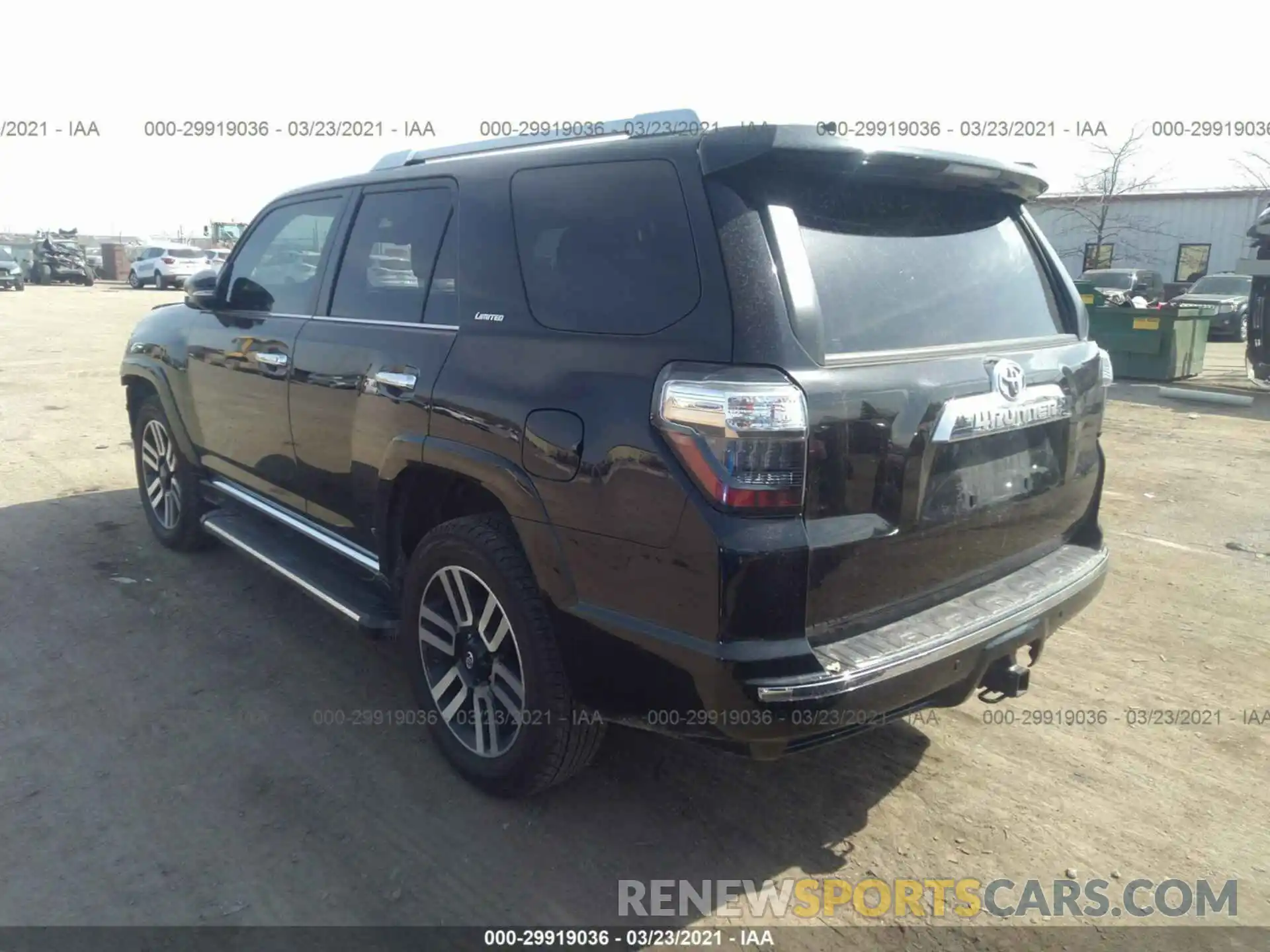 3 Фотография поврежденного автомобиля JTEBU5JR4L5765688 TOYOTA 4RUNNER 2020