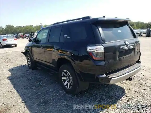 3 Photograph of a damaged car JTEBU5JR4L5766307 TOYOTA 4RUNNER 2020