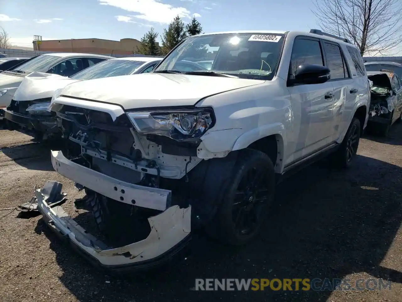 2 Photograph of a damaged car JTEBU5JR4L5769336 TOYOTA 4RUNNER 2020