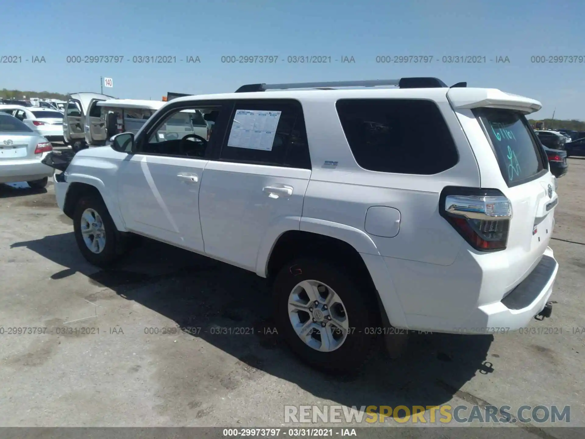 3 Photograph of a damaged car JTEBU5JR4L5769353 TOYOTA 4RUNNER 2020