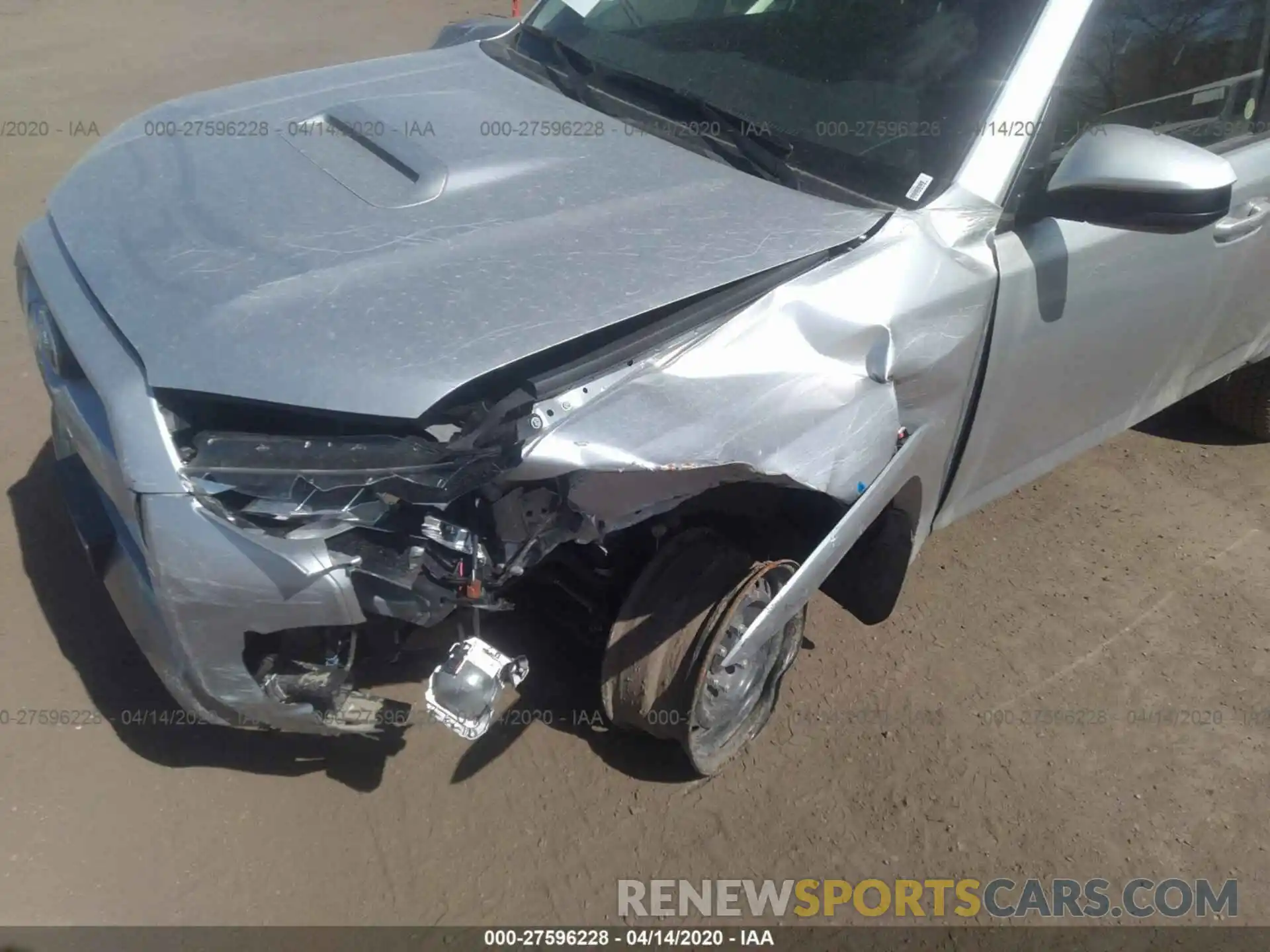 6 Photograph of a damaged car JTEBU5JR4L5775265 TOYOTA 4RUNNER 2020