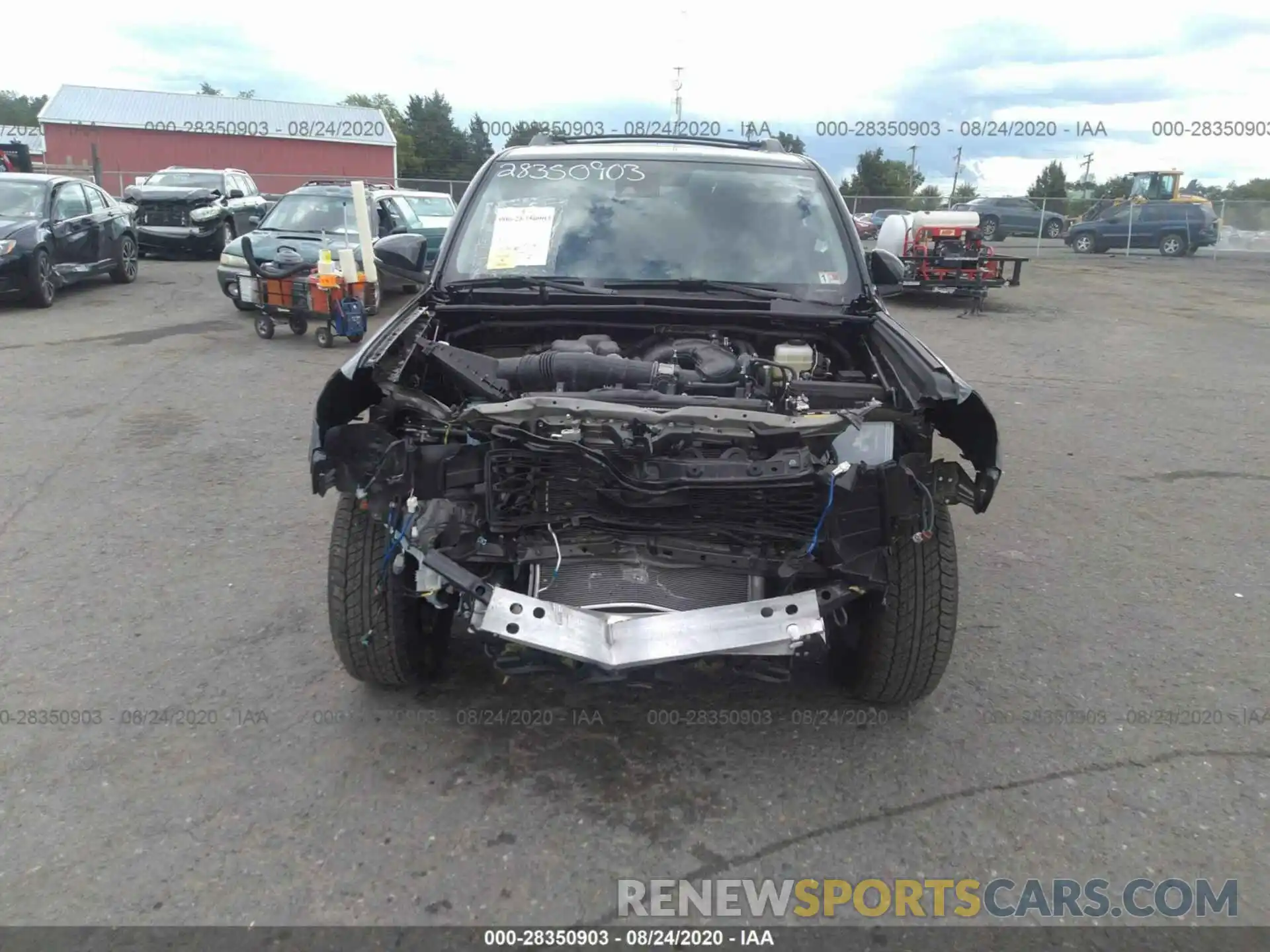 6 Photograph of a damaged car JTEBU5JR4L5781180 TOYOTA 4RUNNER 2020