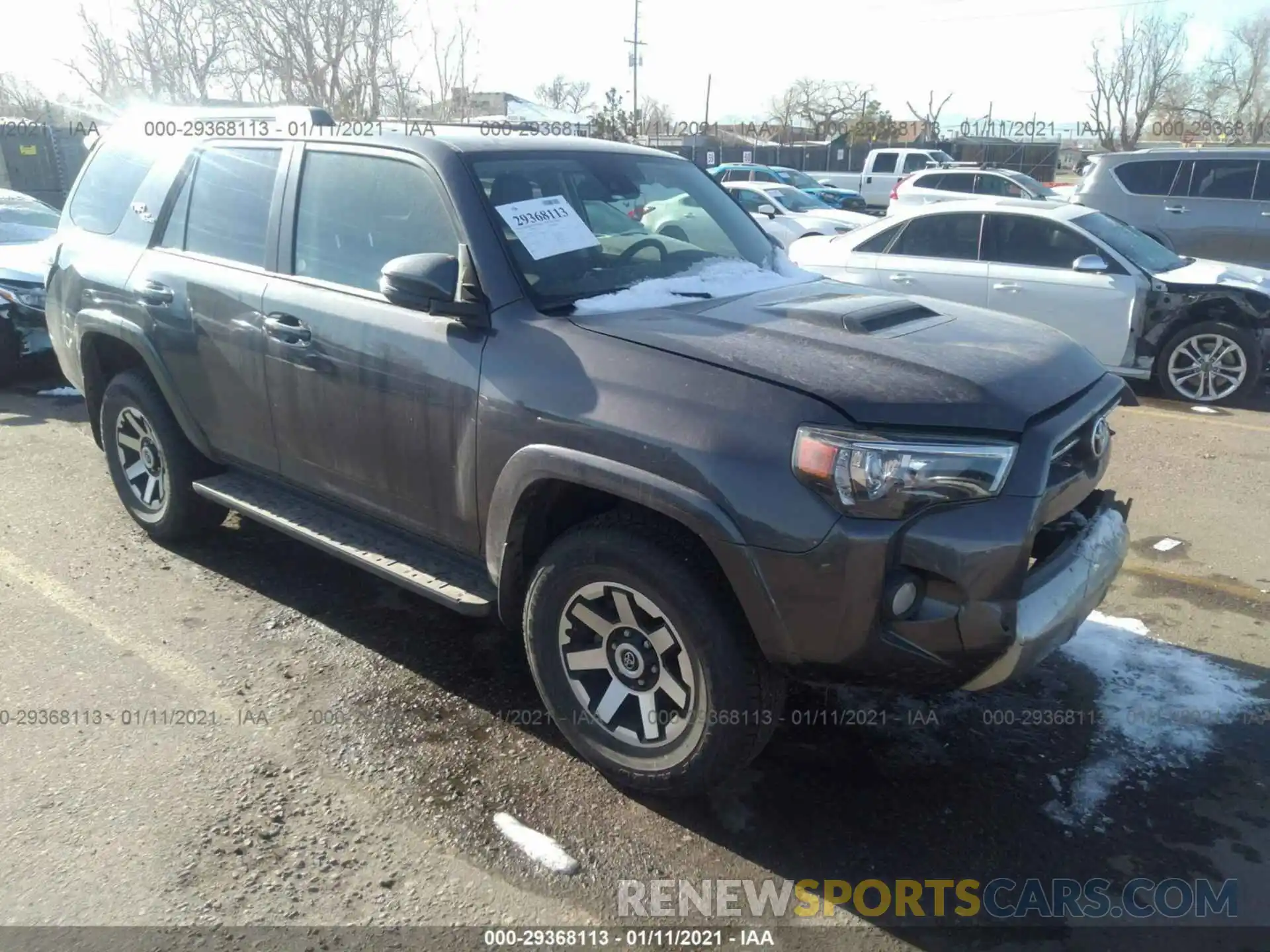 1 Photograph of a damaged car JTEBU5JR4L5789361 TOYOTA 4RUNNER 2020