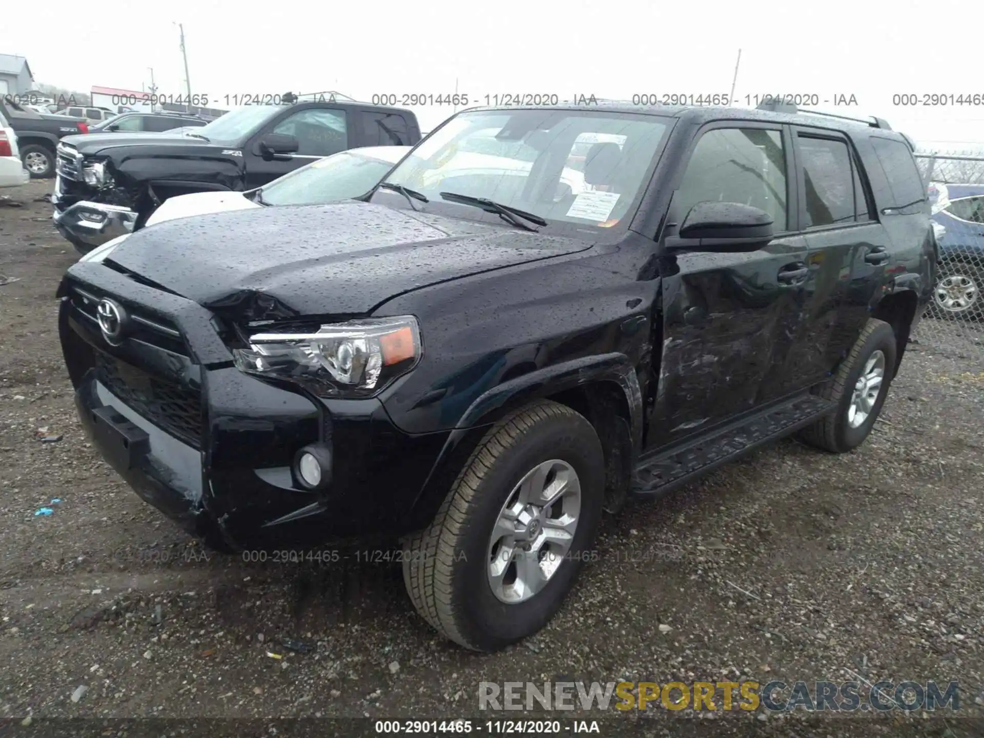 2 Фотография поврежденного автомобиля JTEBU5JR4L5796536 TOYOTA 4RUNNER 2020