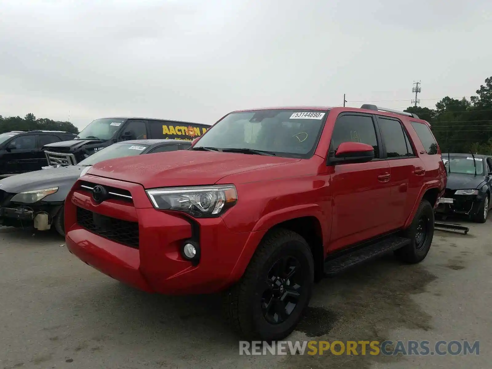 2 Фотография поврежденного автомобиля JTEBU5JR4L5797993 TOYOTA 4RUNNER 2020