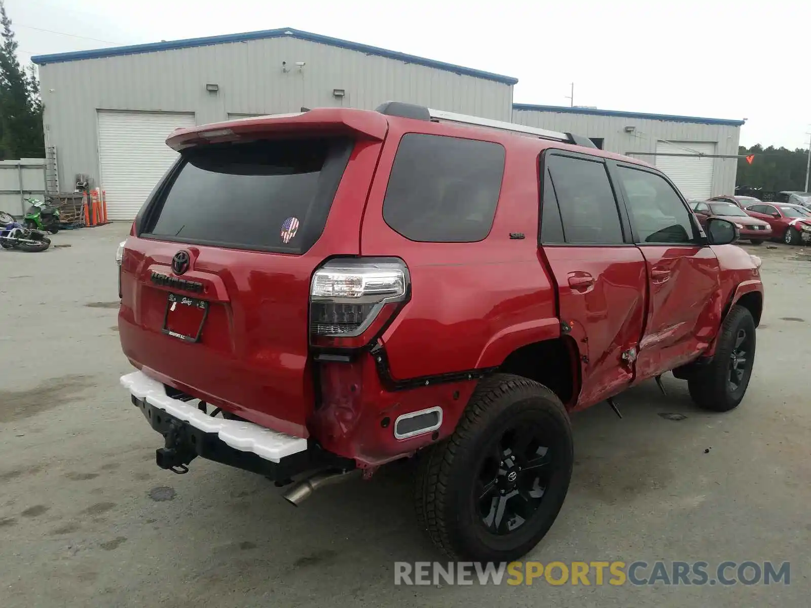 4 Photograph of a damaged car JTEBU5JR4L5797993 TOYOTA 4RUNNER 2020