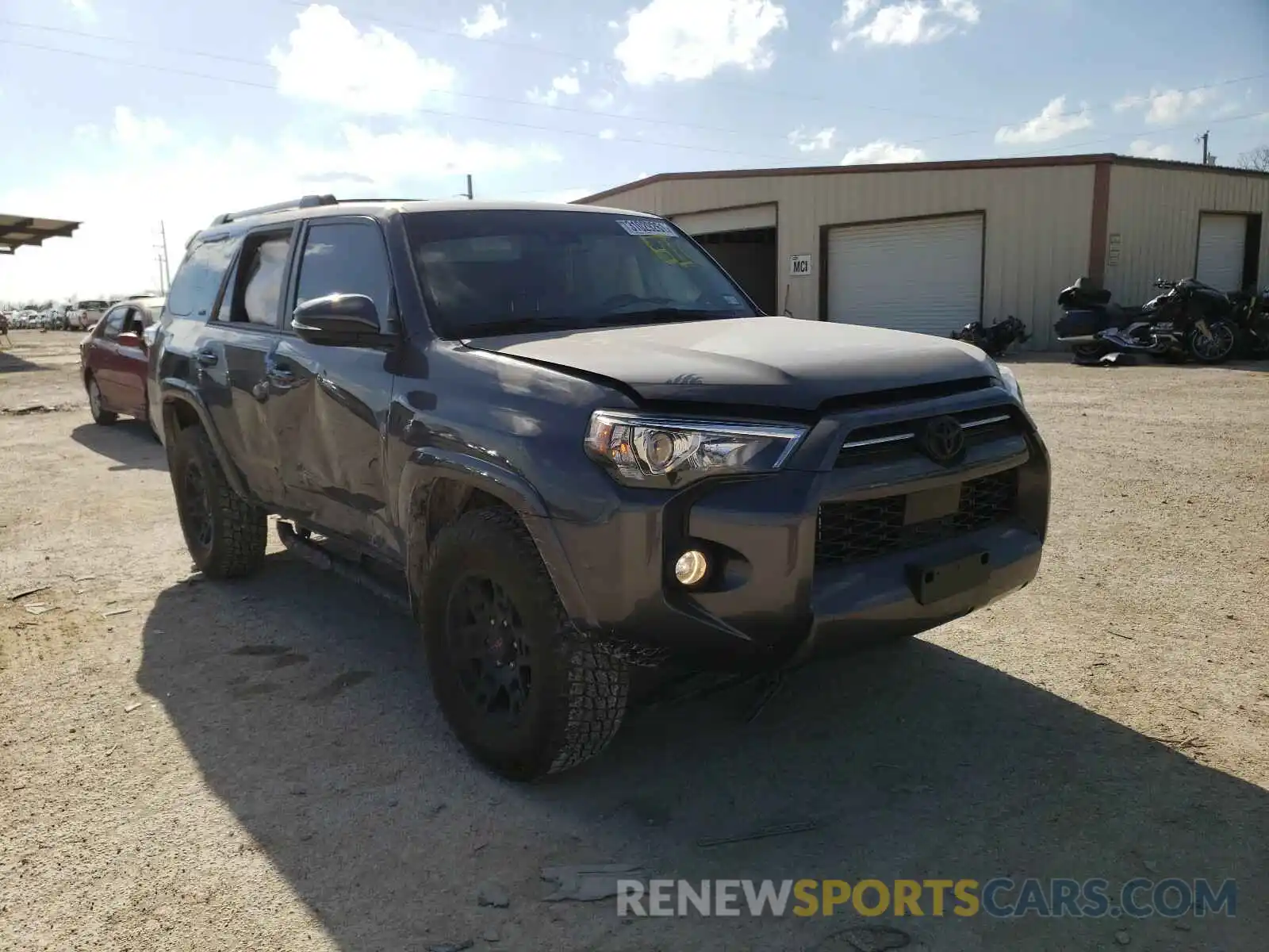 1 Photograph of a damaged car JTEBU5JR4L5812122 TOYOTA 4RUNNER 2020