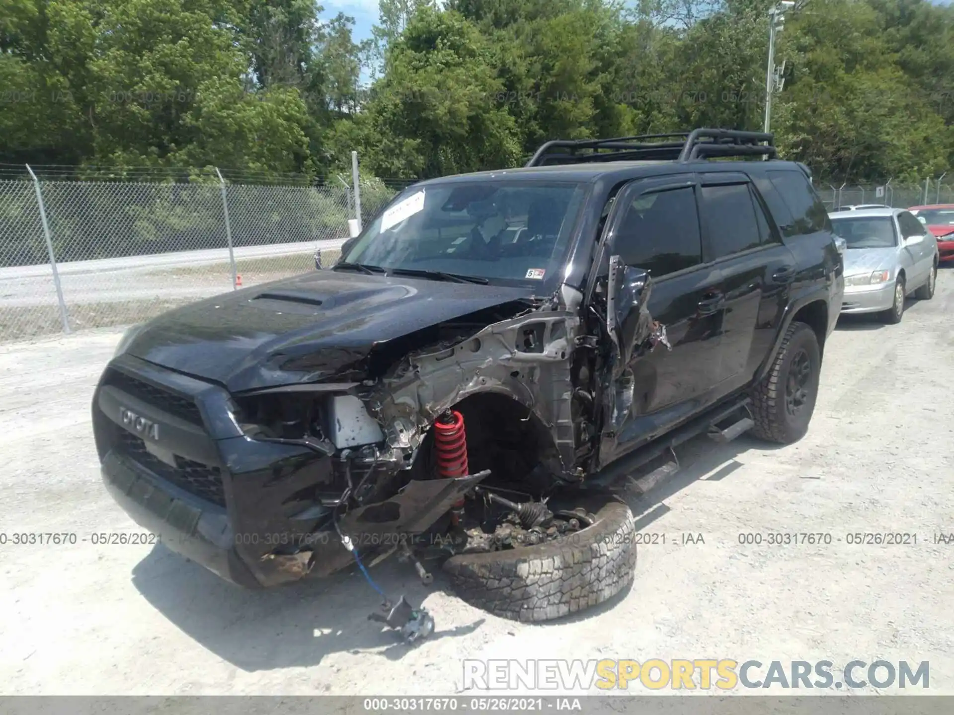 6 Фотография поврежденного автомобиля JTEBU5JR4L5814730 TOYOTA 4RUNNER 2020