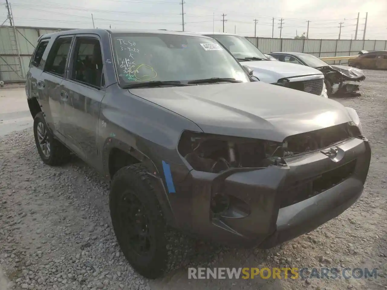 1 Photograph of a damaged car JTEBU5JR4L5817000 TOYOTA 4RUNNER 2020