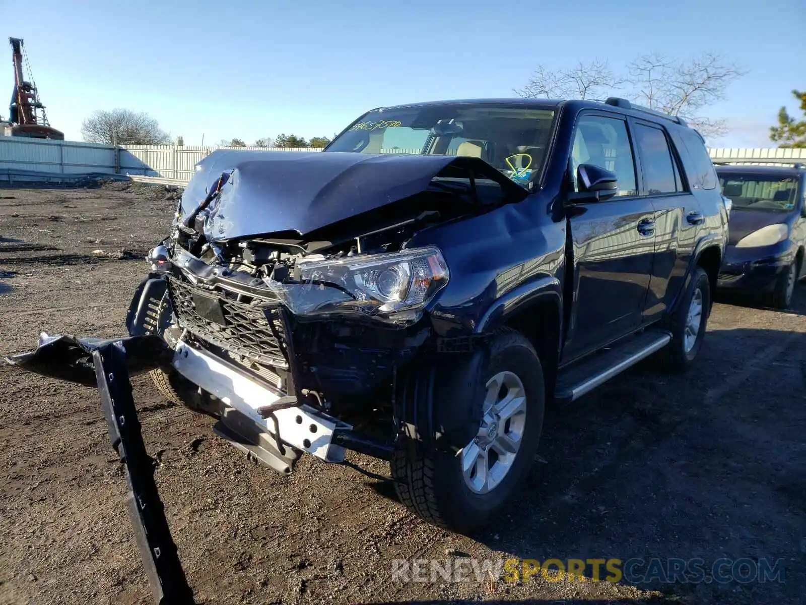 2 Photograph of a damaged car JTEBU5JR4L5825209 TOYOTA 4RUNNER 2020