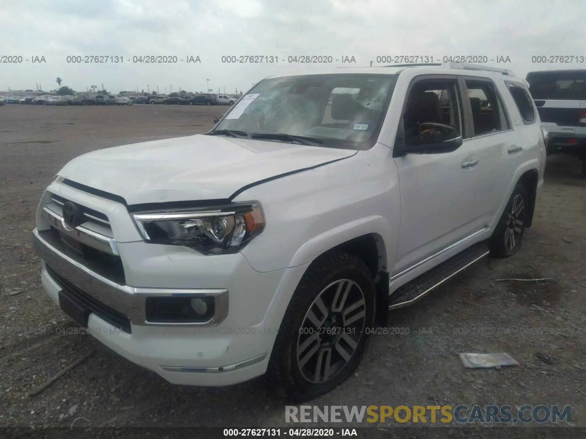 2 Photograph of a damaged car JTEBU5JR5L5745868 TOYOTA 4RUNNER 2020