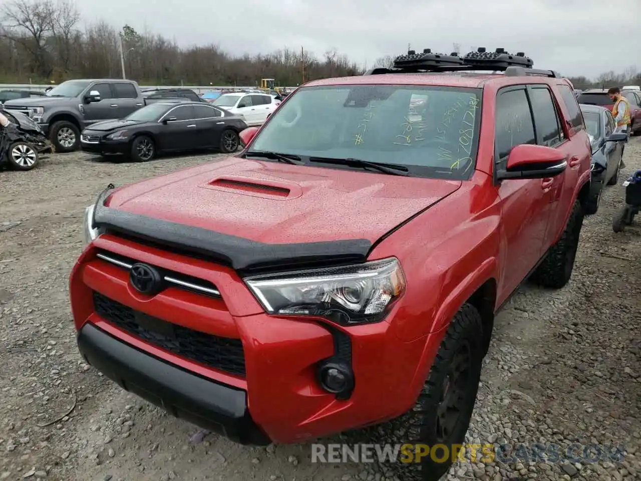 2 Photograph of a damaged car JTEBU5JR5L5753971 TOYOTA 4RUNNER 2020