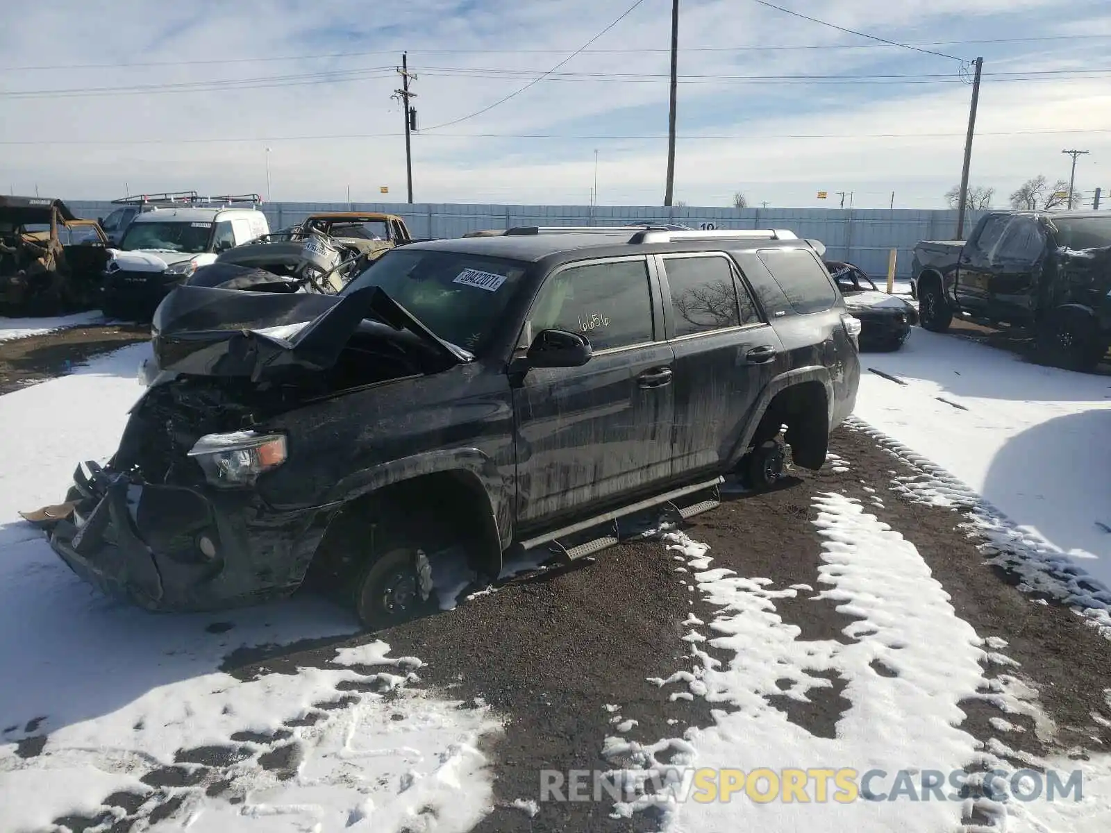 2 Photograph of a damaged car JTEBU5JR5L5757616 TOYOTA 4RUNNER 2020