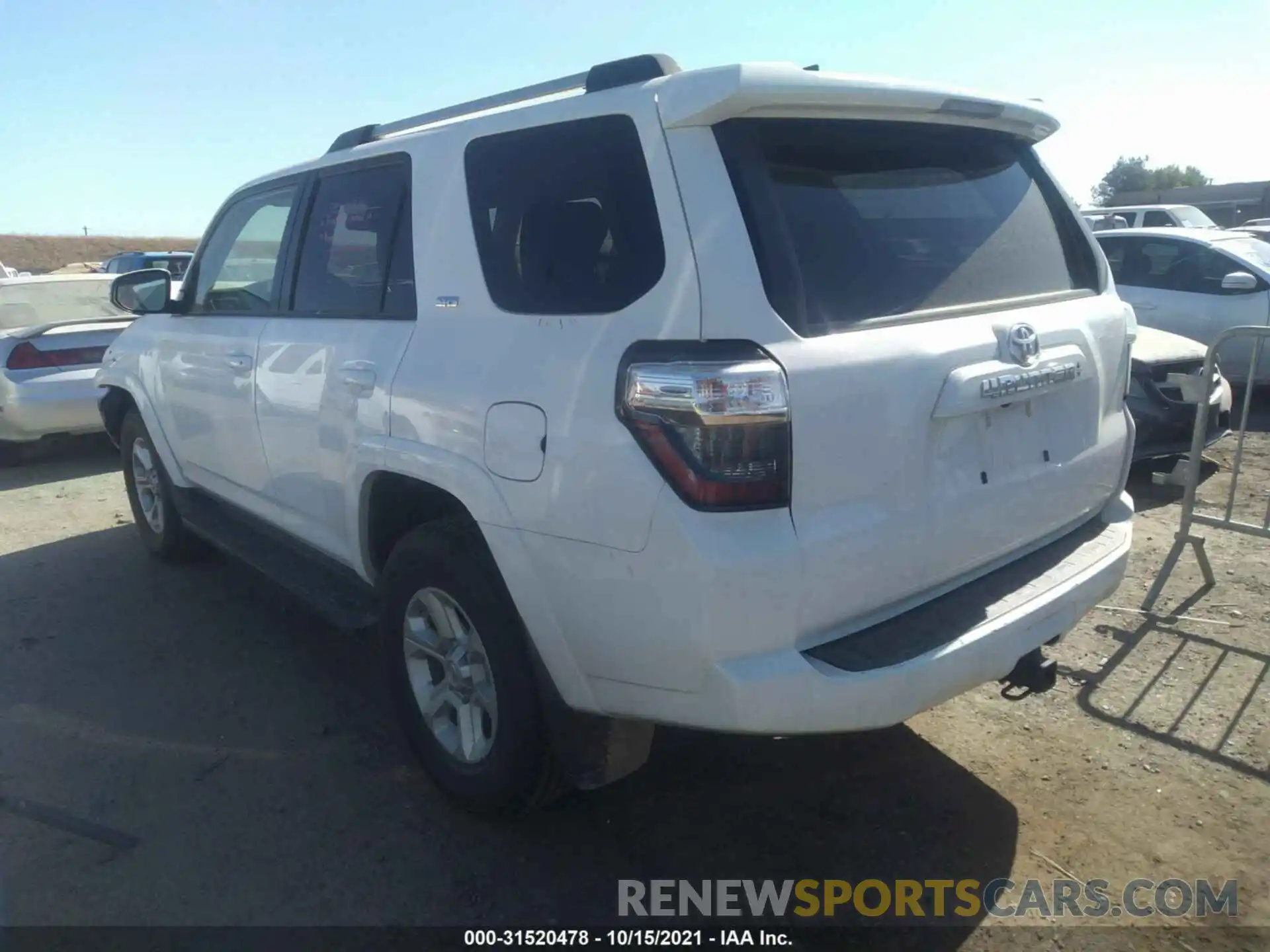 3 Photograph of a damaged car JTEBU5JR5L5774030 TOYOTA 4RUNNER 2020