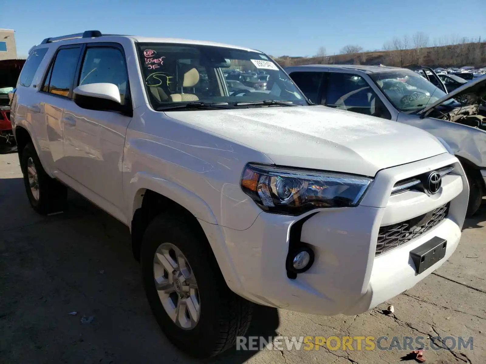 1 Photograph of a damaged car JTEBU5JR5L5789126 TOYOTA 4RUNNER 2020