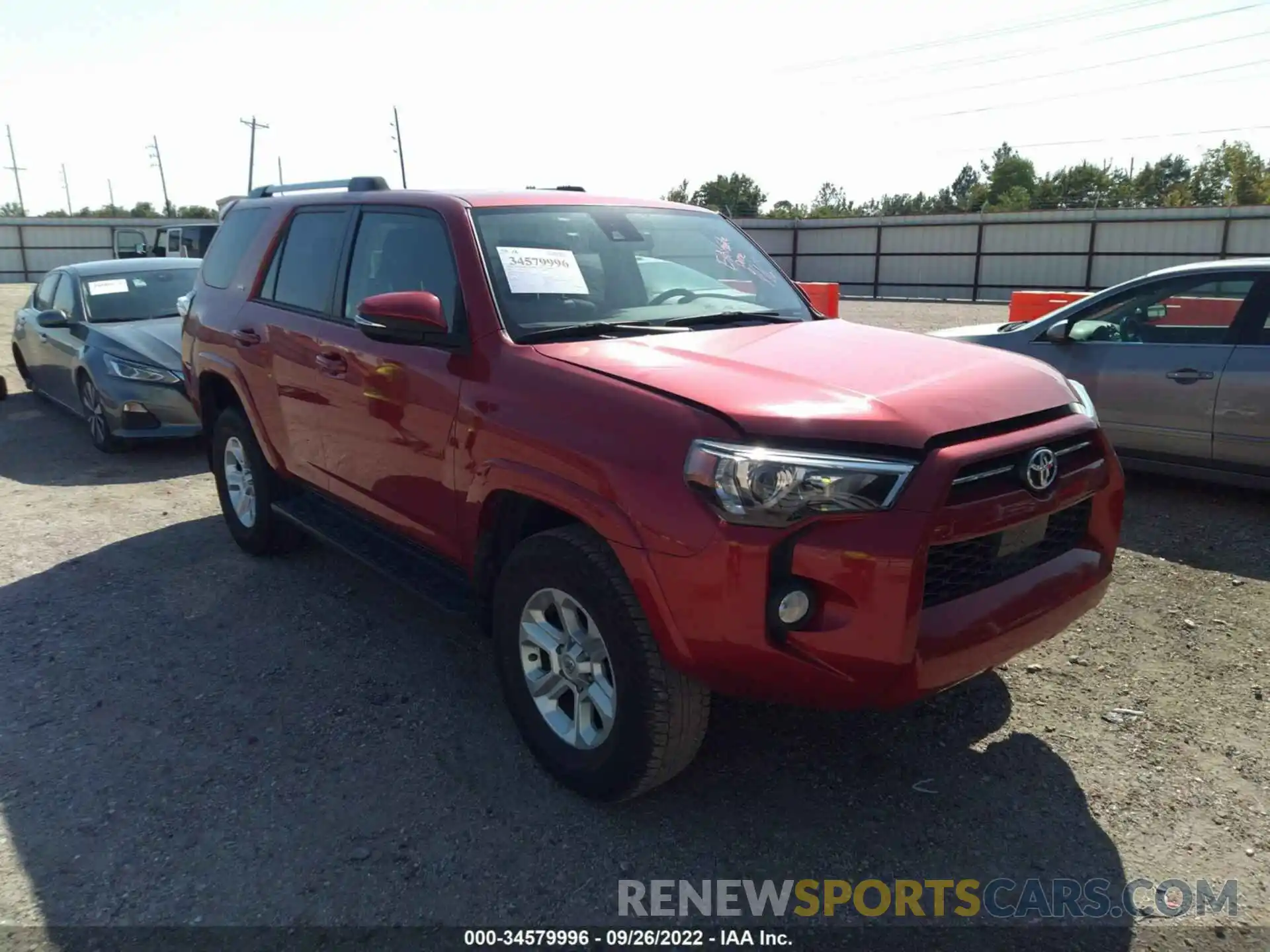 1 Photograph of a damaged car JTEBU5JR5L5790423 TOYOTA 4RUNNER 2020