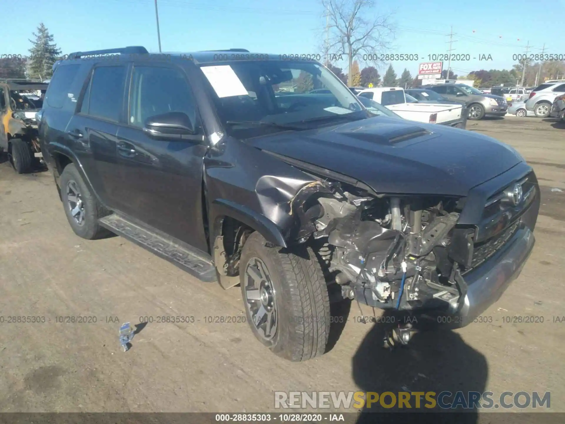 1 Photograph of a damaged car JTEBU5JR5L5790681 TOYOTA 4RUNNER 2020