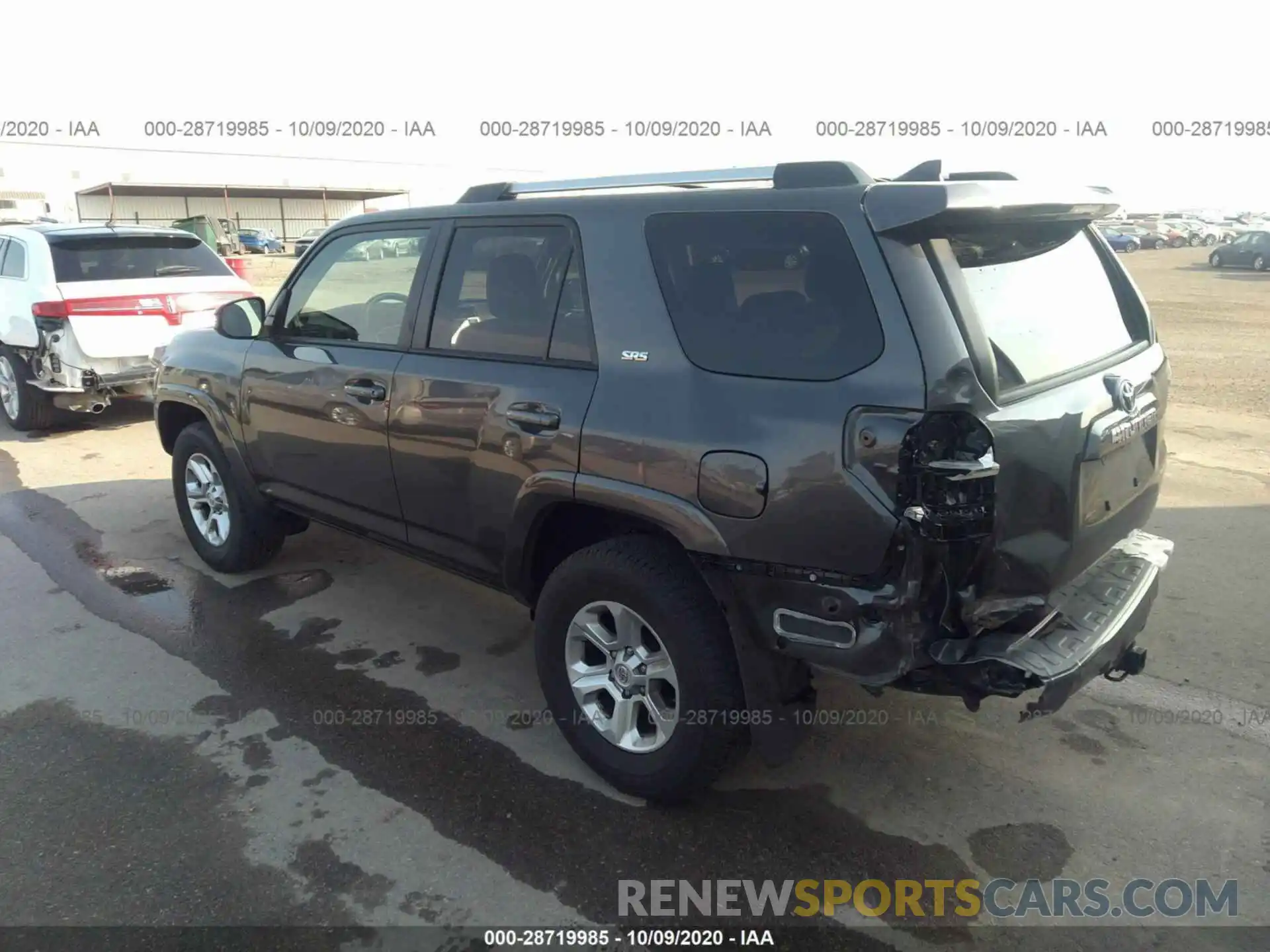 3 Фотография поврежденного автомобиля JTEBU5JR5L5792995 TOYOTA 4RUNNER 2020