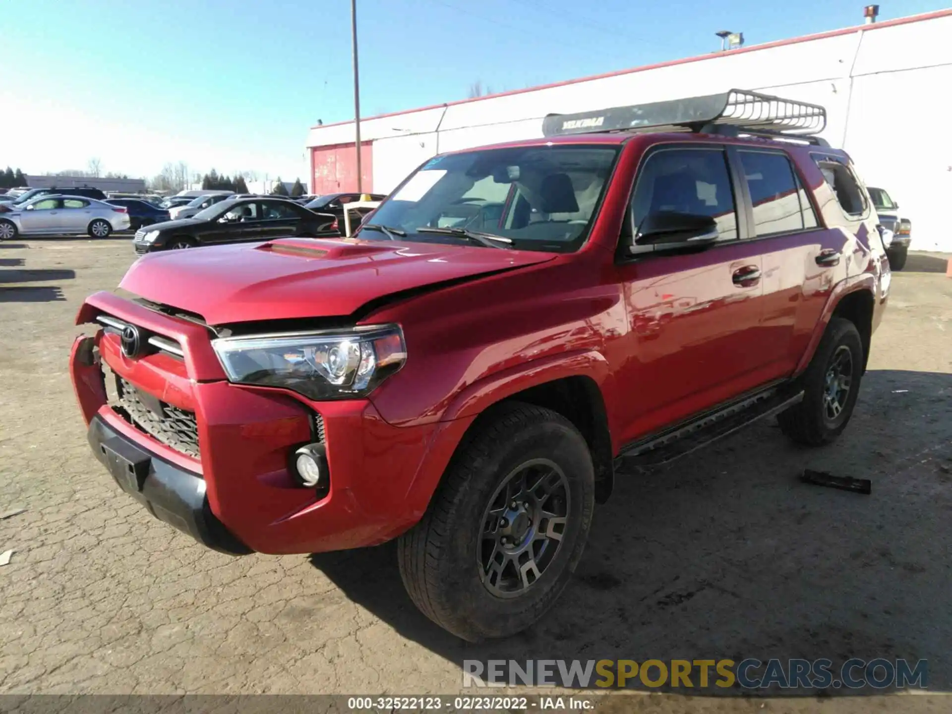 2 Photograph of a damaged car JTEBU5JR5L5797405 TOYOTA 4RUNNER 2020