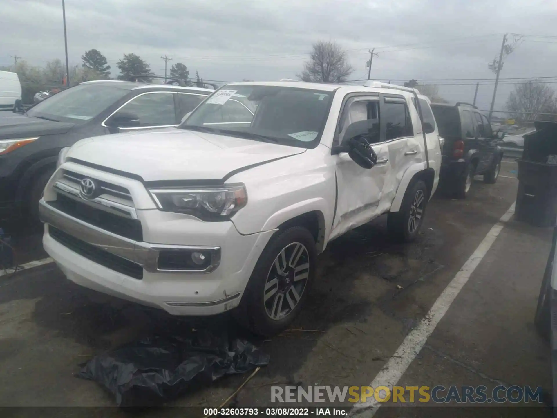 2 Photograph of a damaged car JTEBU5JR5L5797856 TOYOTA 4RUNNER 2020