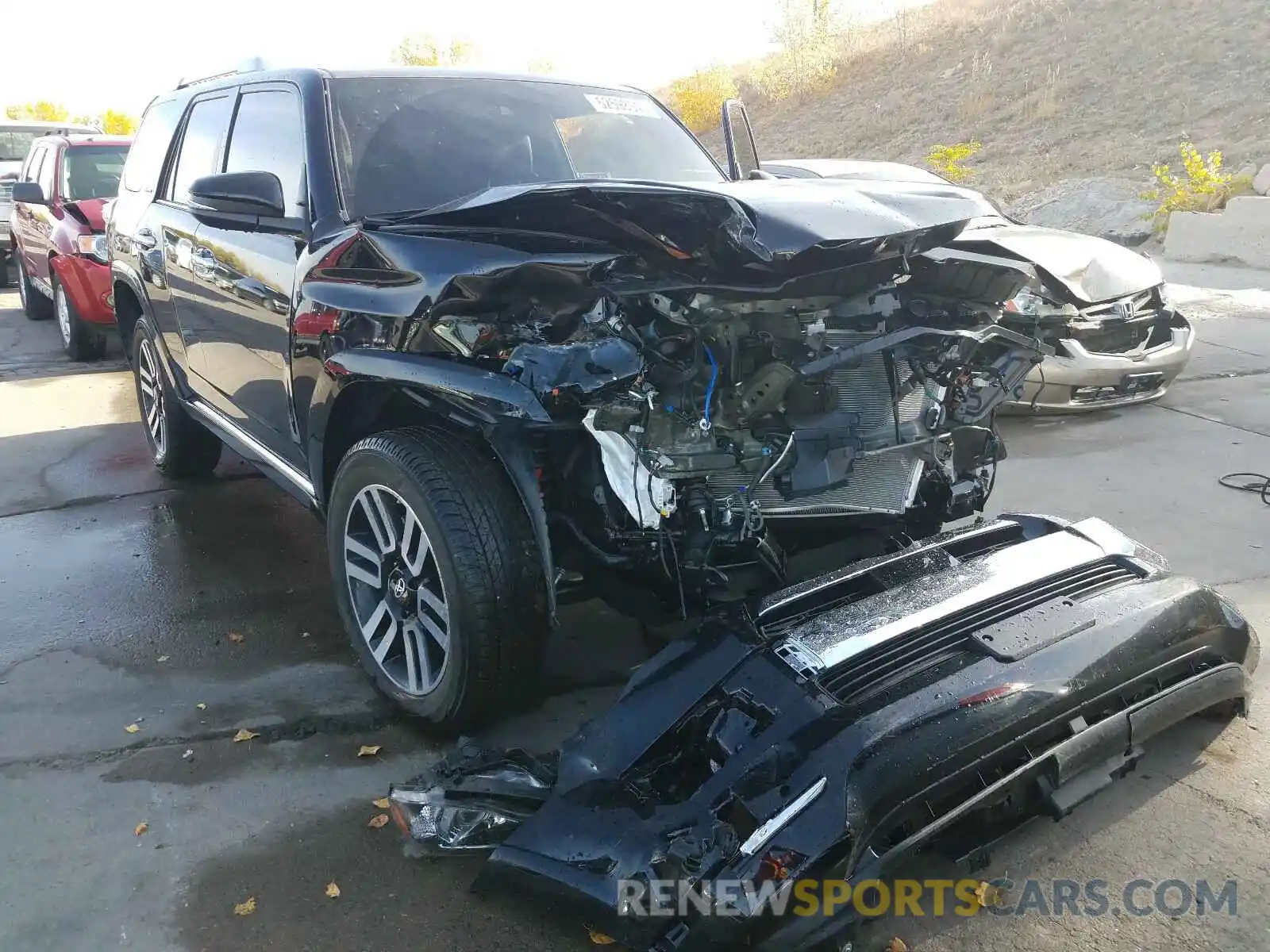 1 Photograph of a damaged car JTEBU5JR5L5807091 TOYOTA 4RUNNER 2020