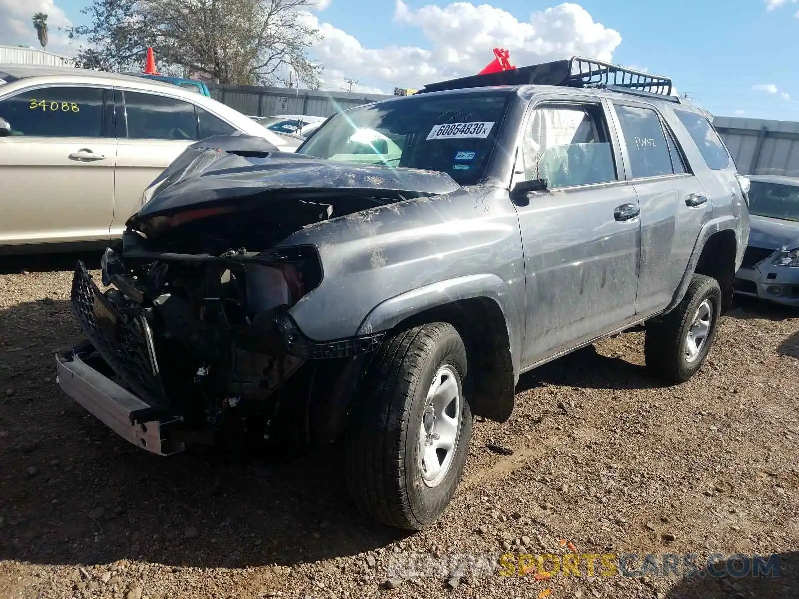 2 Photograph of a damaged car JTEBU5JR5L5816549 TOYOTA 4RUNNER 2020