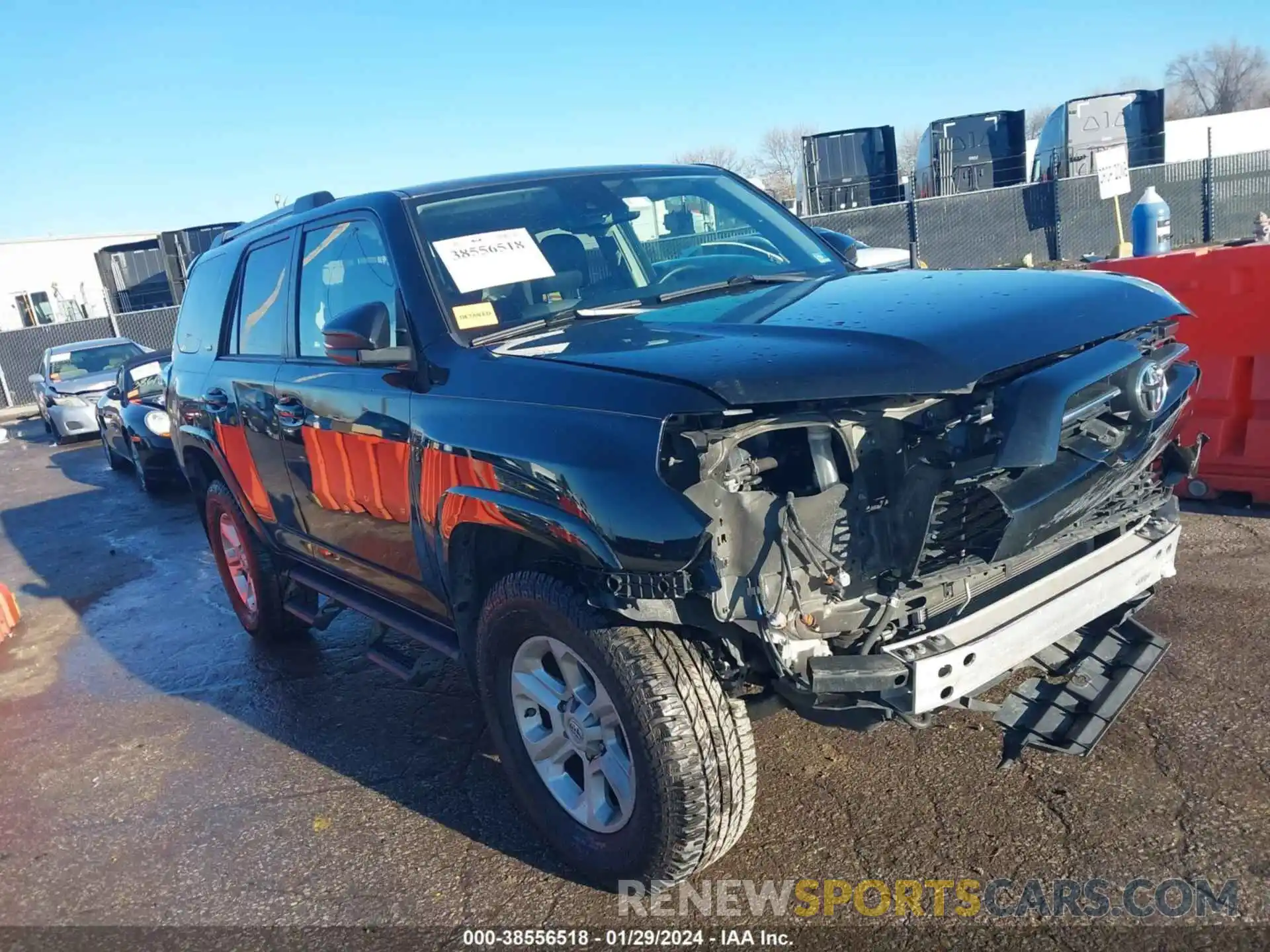 1 Photograph of a damaged car JTEBU5JR5L5833996 TOYOTA 4RUNNER 2020