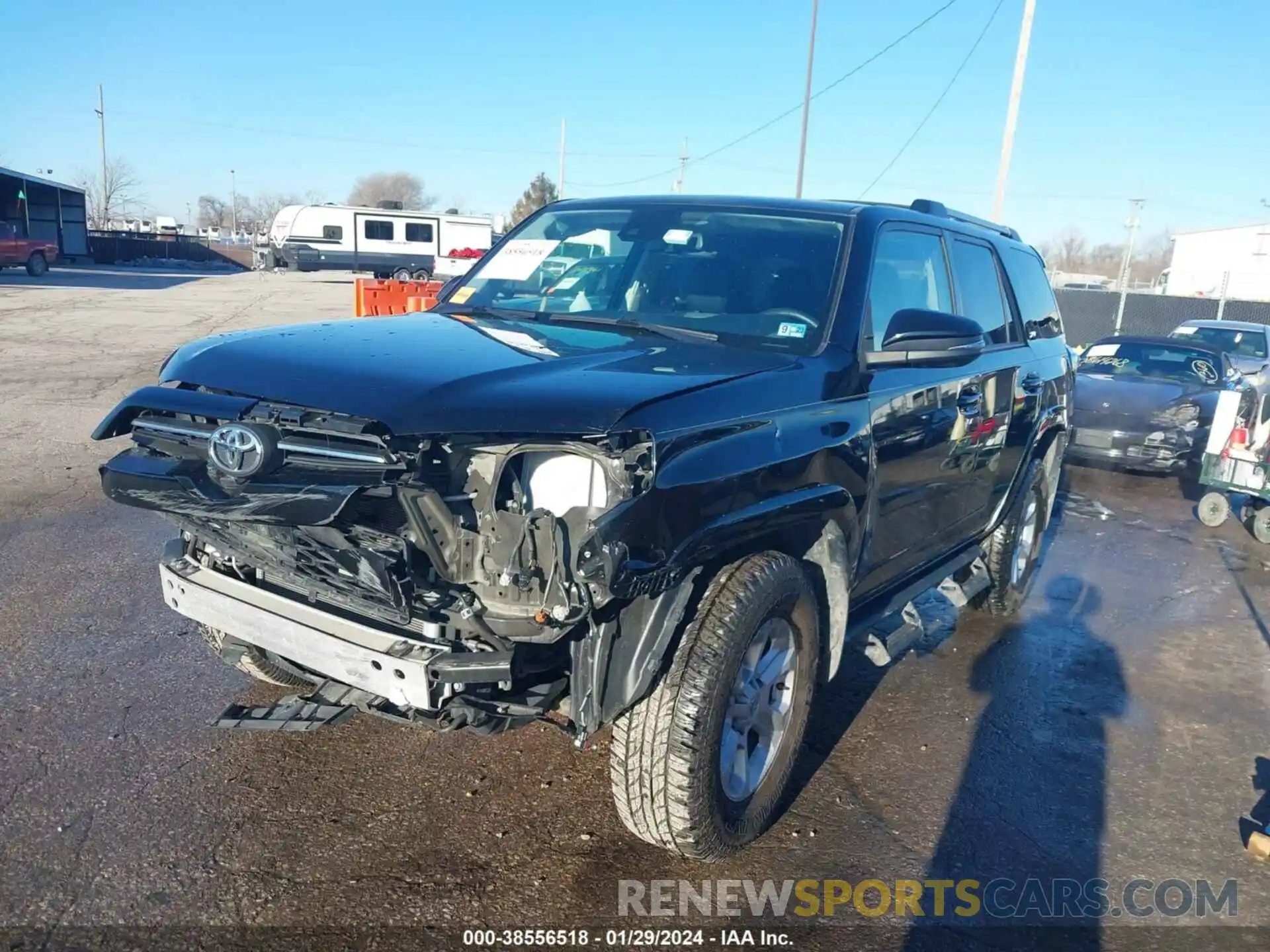 2 Photograph of a damaged car JTEBU5JR5L5833996 TOYOTA 4RUNNER 2020