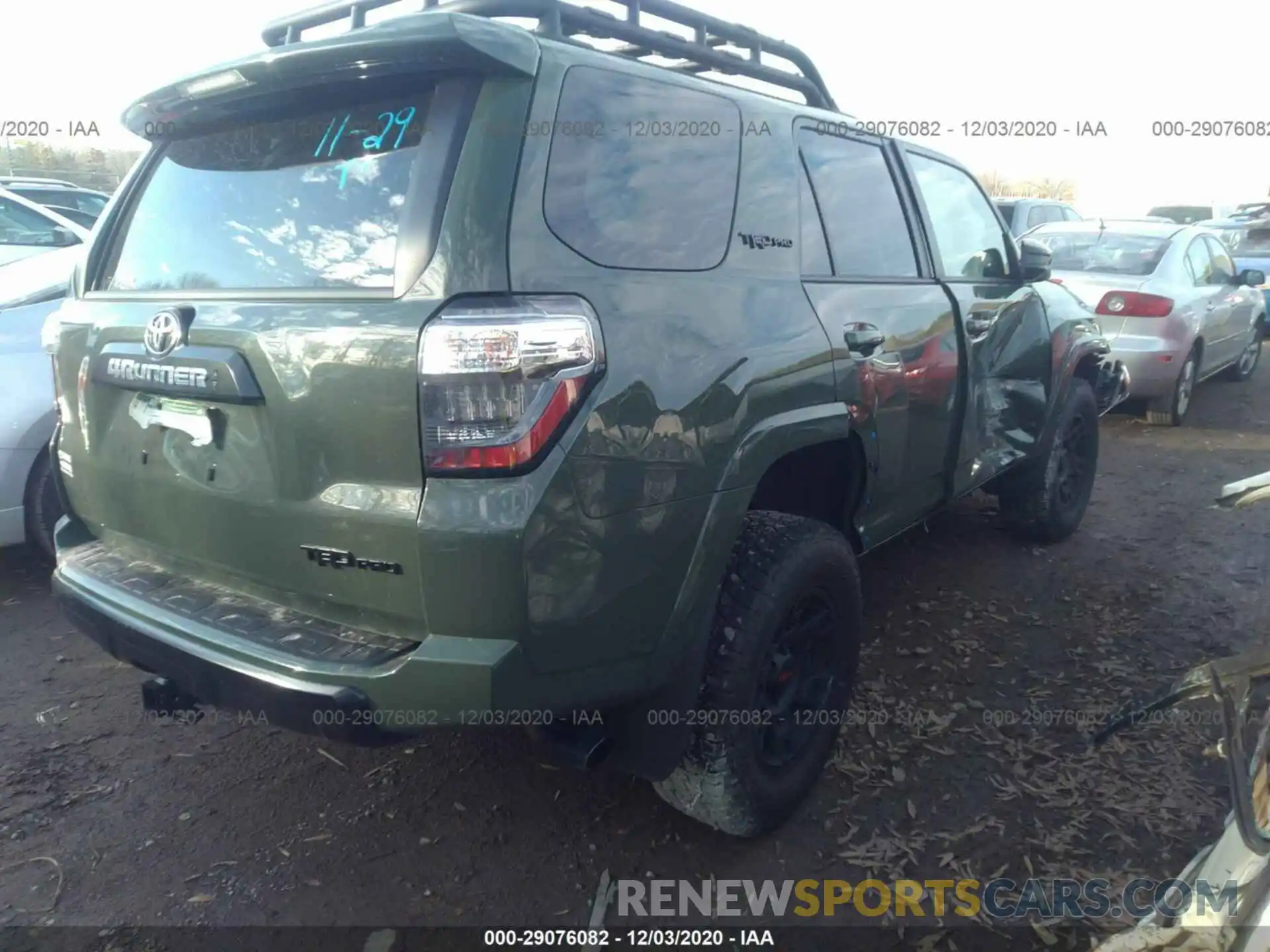 4 Фотография поврежденного автомобиля JTEBU5JR5L5836266 TOYOTA 4RUNNER 2020