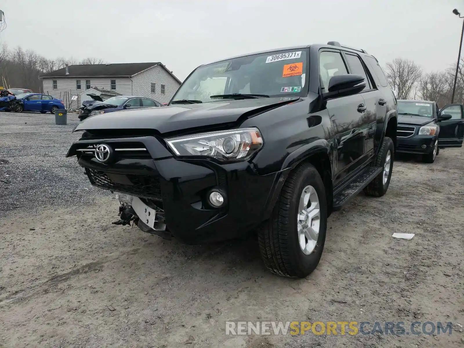 2 Photograph of a damaged car JTEBU5JR6L5739058 TOYOTA 4RUNNER 2020