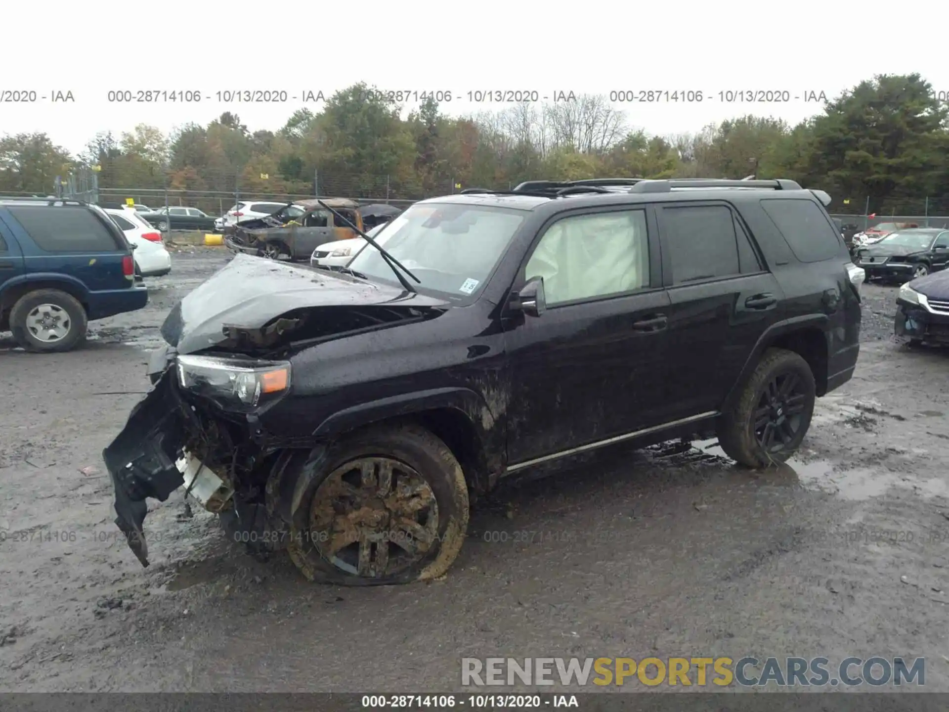 2 Photograph of a damaged car JTEBU5JR6L5739772 TOYOTA 4RUNNER 2020