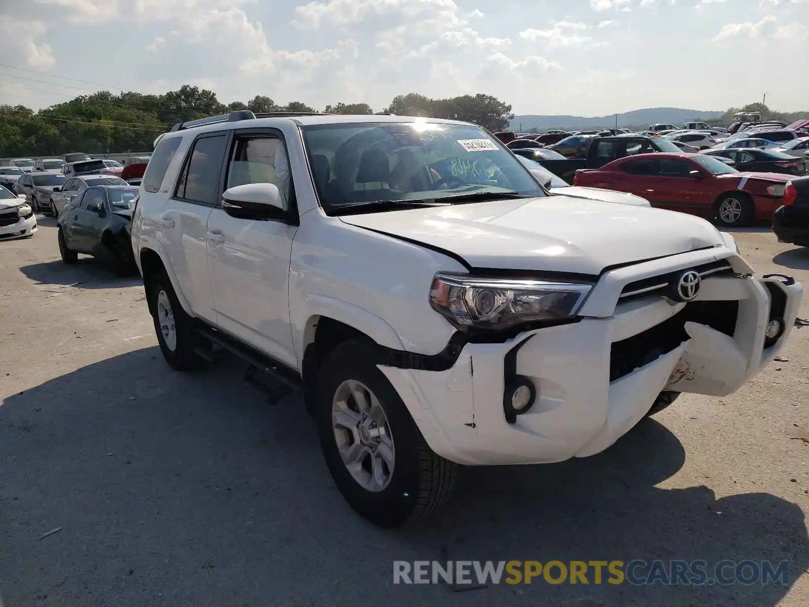 1 Photograph of a damaged car JTEBU5JR6L5740856 TOYOTA 4RUNNER 2020