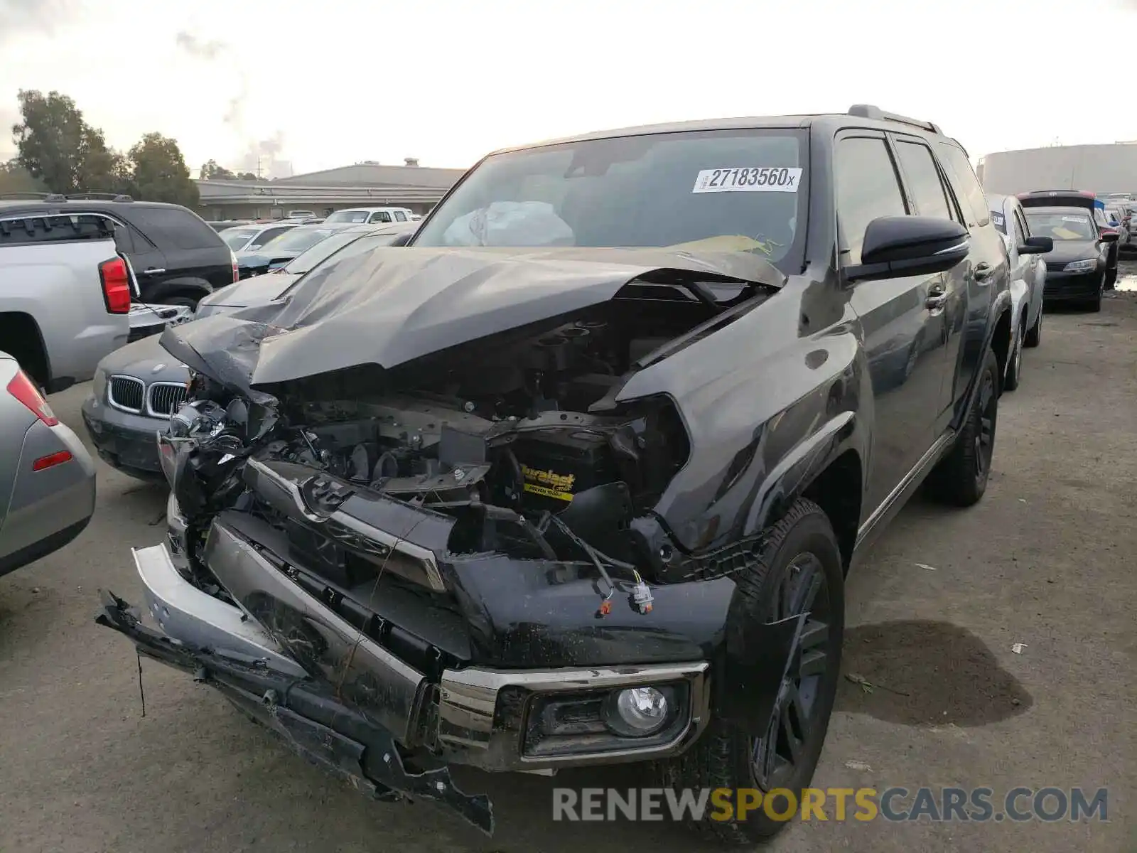 2 Photograph of a damaged car JTEBU5JR6L5745152 TOYOTA 4RUNNER 2020