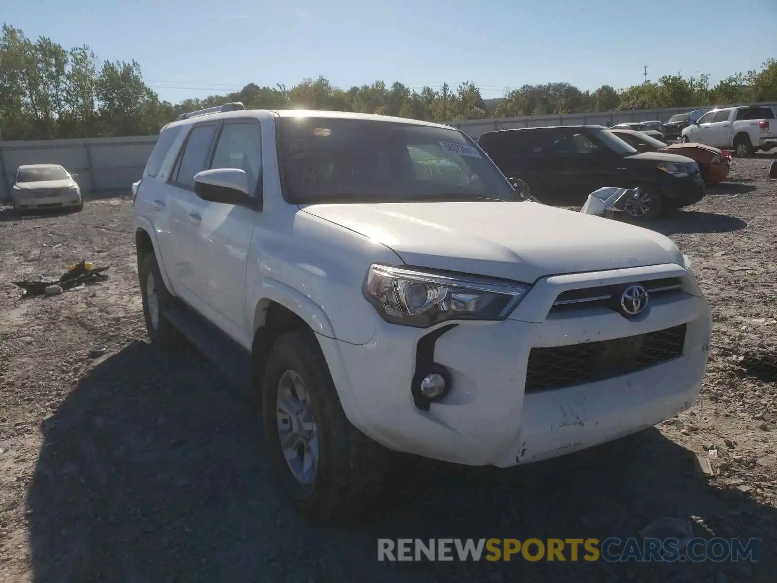 1 Photograph of a damaged car JTEBU5JR6L5750853 TOYOTA 4RUNNER 2020