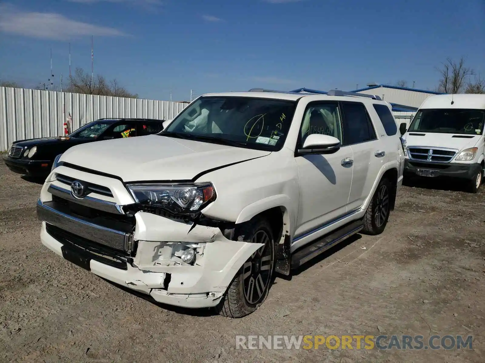 2 Photograph of a damaged car JTEBU5JR6L5759598 TOYOTA 4RUNNER 2020