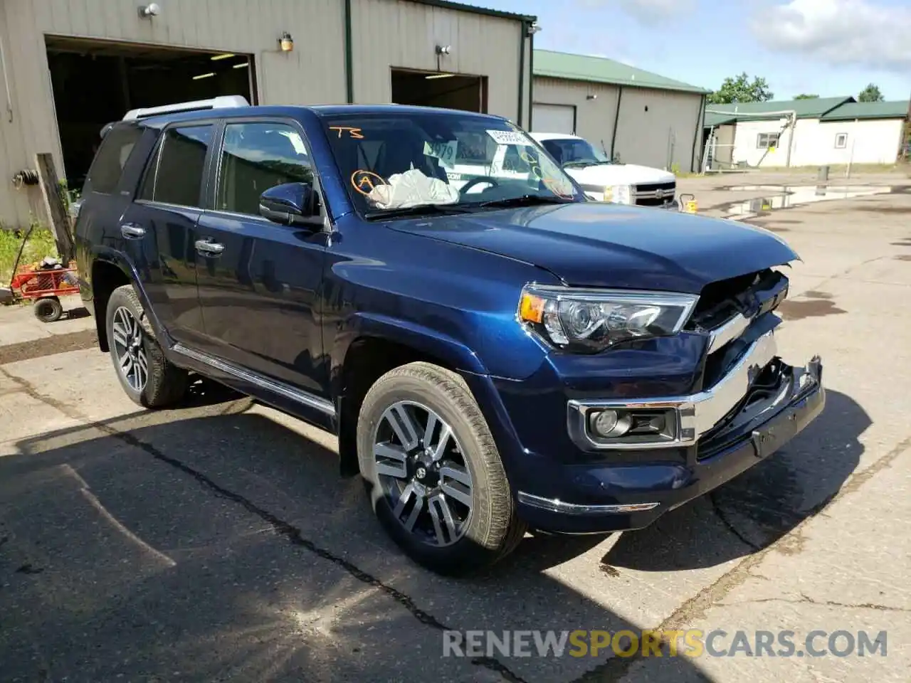 1 Photograph of a damaged car JTEBU5JR6L5770360 TOYOTA 4RUNNER 2020