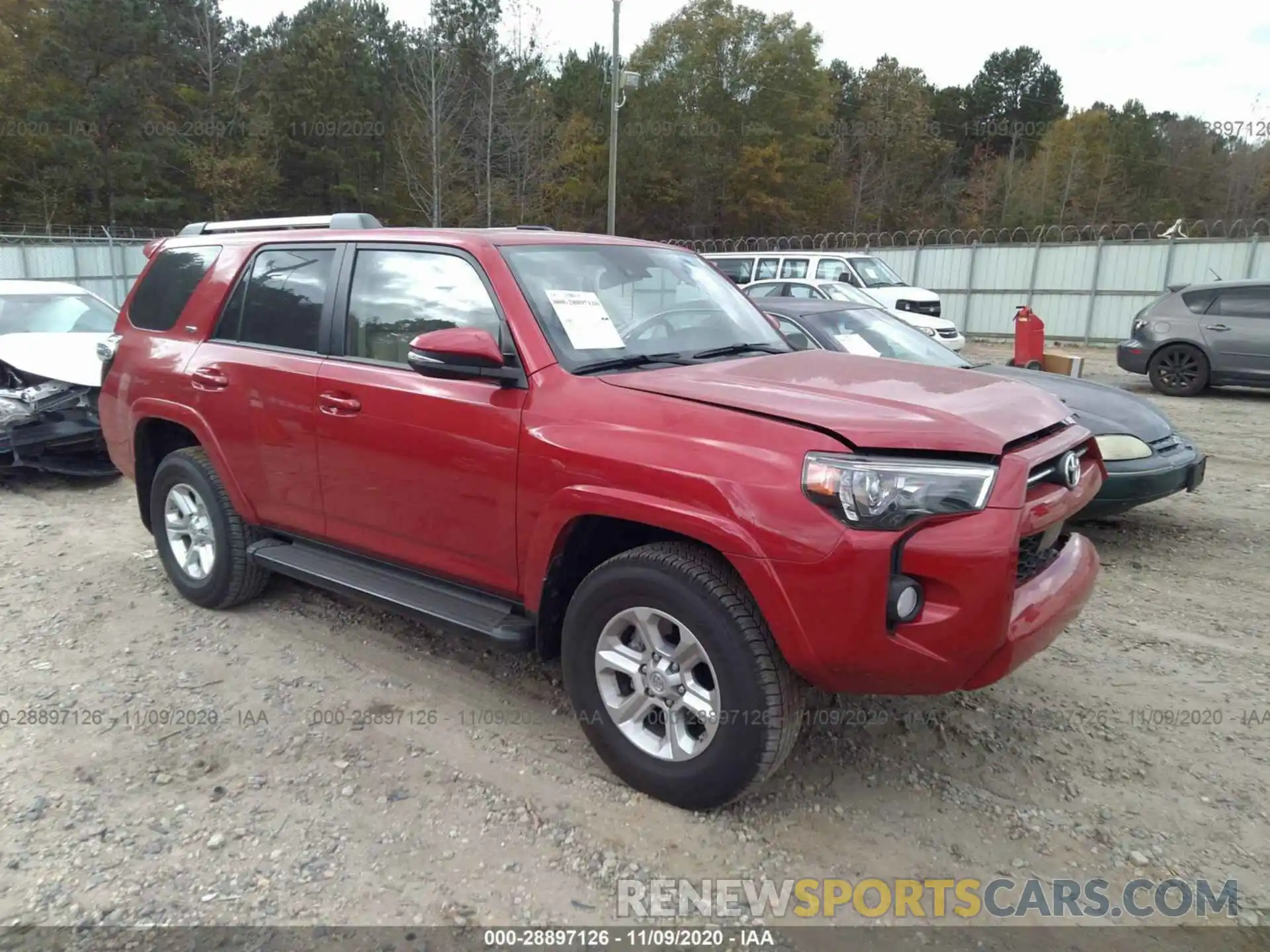 1 Photograph of a damaged car JTEBU5JR6L5775753 TOYOTA 4RUNNER 2020