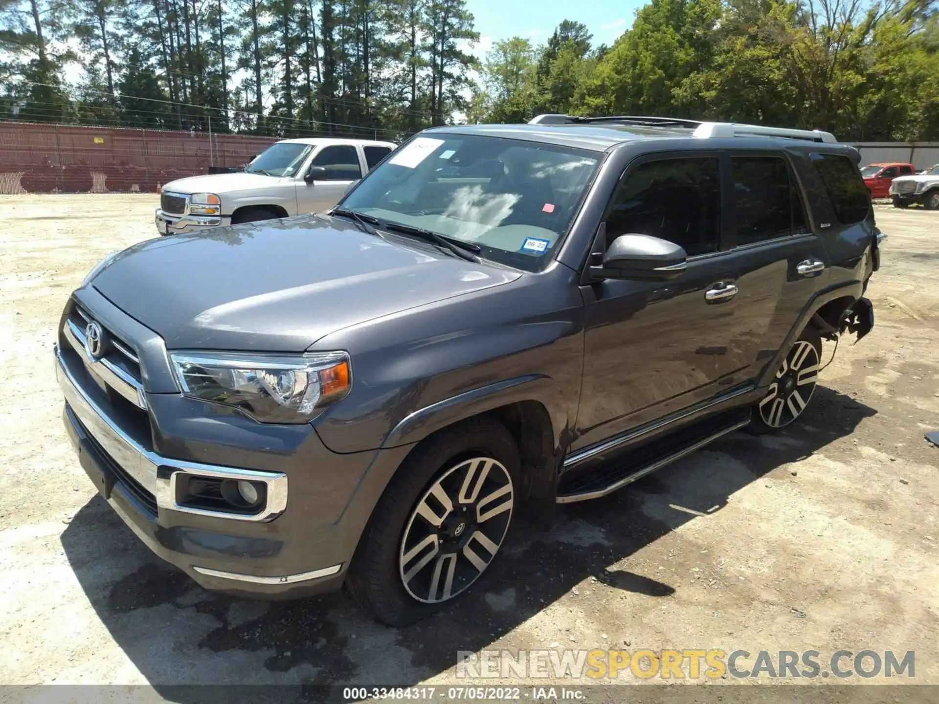 2 Photograph of a damaged car JTEBU5JR6L5780287 TOYOTA 4RUNNER 2020