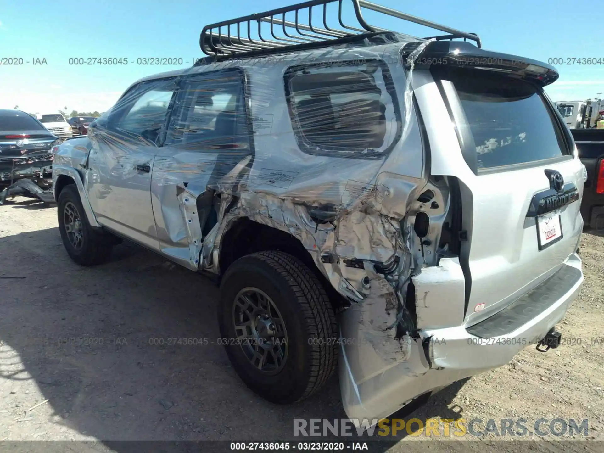 6 Photograph of a damaged car JTEBU5JR6L5784954 TOYOTA 4RUNNER 2020